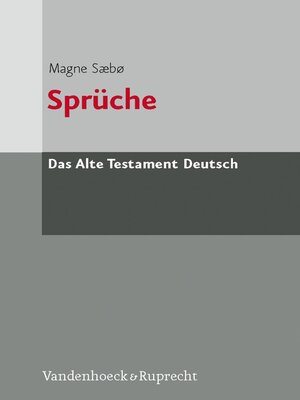 cover image of Sprüche